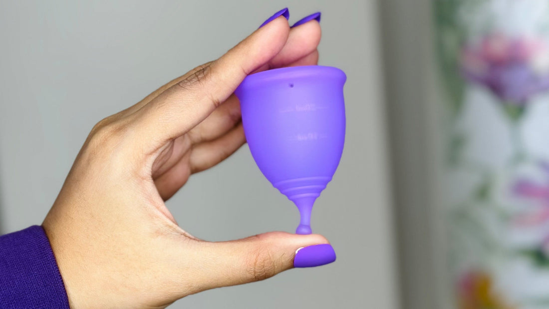 Pericup menstrual cup in Bangladesh held in hand