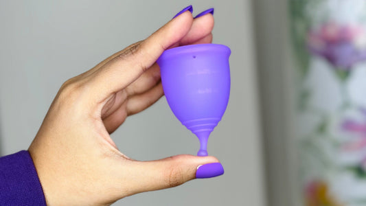 Pericup menstrual cup in Bangladesh held in hand
